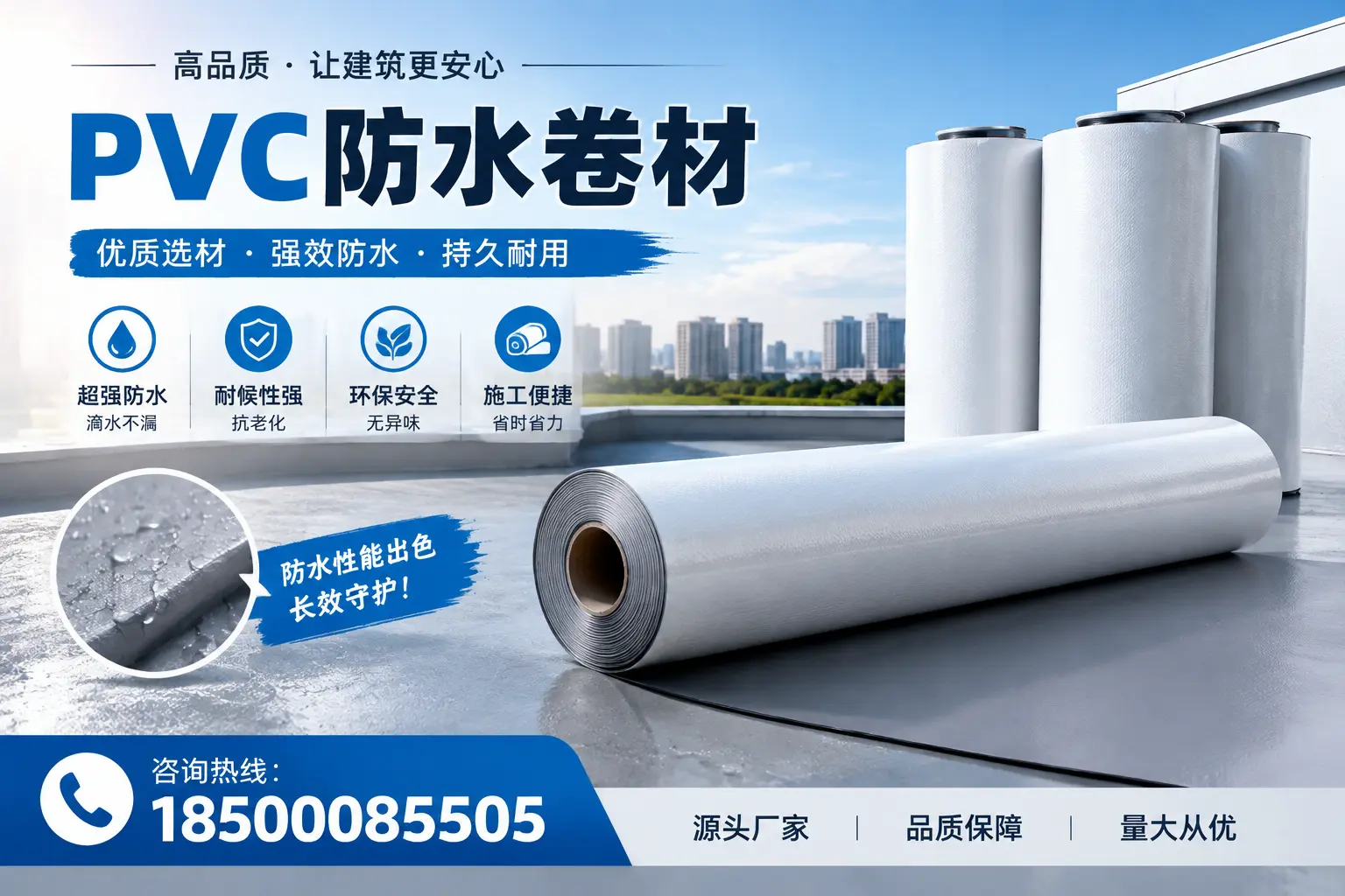 PVC防水卷材施工过程详解，确保在平顶山顺利完成项目
